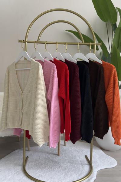 2 Adet Düğmeli Hırka Çoklu Renk