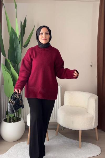 Basic Kazak Palazzo Kombin Çoklu Renk