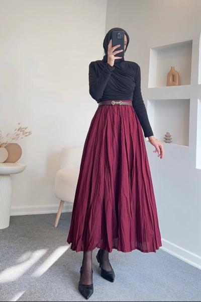 Bluz Etek Takım Çoklu Renk