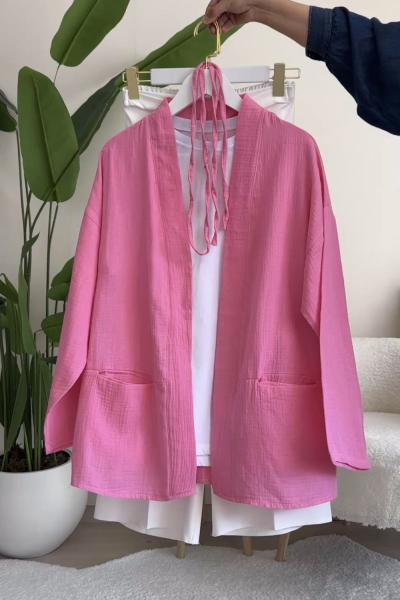Kimono Pantolon Takım Çoklu Renk