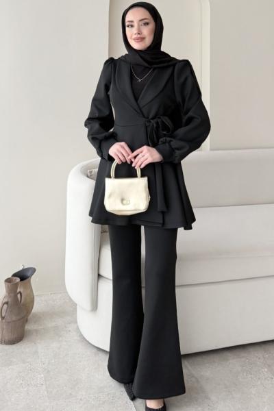 Kuşaklı Scuba Takım Siyah