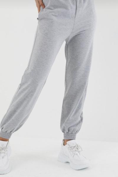 Lastikli Eşofman Altı Gri