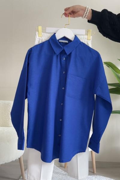 Tek cepli Gömlek Kalem Pantolon Çoklu Renk