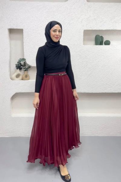 Tül Etek Bluz Takım Çoklu Renk